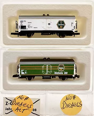 MARKLIN Z SCALE INDUSTRY PRINTED  2 COLLECTOR Refrigerator Cars  Original Box C8 • $39.95