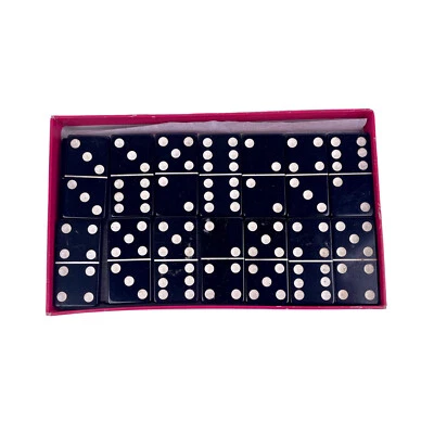 $54 • Buy 32 Antique Bakelite Black 1.75” Dominos AA -77
