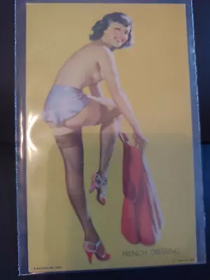 Mutoscope Card Pin Up French Dressing Elvgren • $4.99