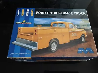 Moebius Model King 1965 Ford F-100 Service Truck Model Kit Factory Sealed • $24.99