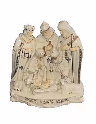 VTG Scene Lamp Season Of Glory Light Up Nativity By Cracker Barrel BEAUTIFUL • £46.86