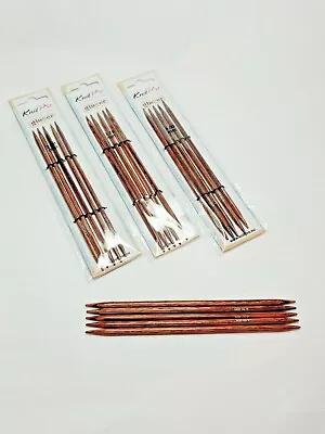 KnitPro GINGER Dpn's Double Pointed Needles 2-8 Mm 15 Cm Set Of 5 • £7.24