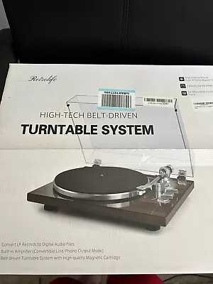 Retrolife Turntable Record Player Vinyl • $75