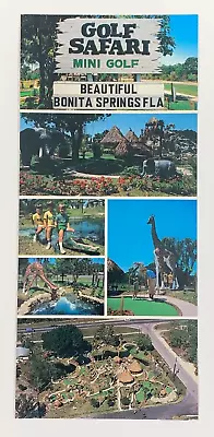 Golf Safari Miniature Golf Course Bonita Springs Florida Postcard Unposted • $2.59