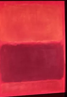 Mark Rothko “Tan & Black On Red” Abstract Expressionism Art 35mm Slide • £9.66