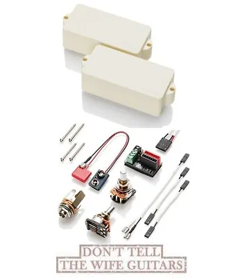 Emg P6 Ivory 6 String Active P Bass Precision Replacement Pickup Pots & Wiring • $120