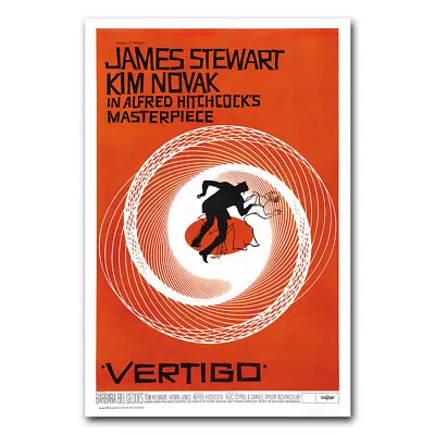 Vertigo Wall Movie Poster Classic Film Art Print Picture Room Decor 24x36 Inch • $5.26