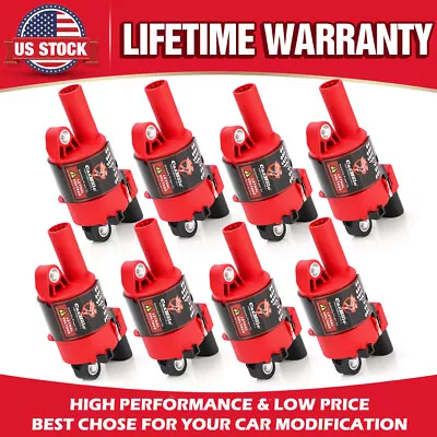 D514A Premium High Performance Ignition Coil Pack (8) For LS2 LS3 LS4 LS7 Engine • $139.99