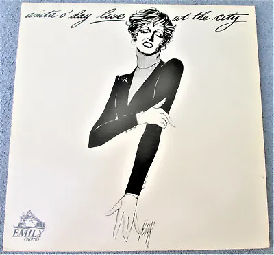 $7.99 • Buy ANITA O'DAY Live At The City 12” STEREO LP On Emily Records ER 10/24/79 NM/NM