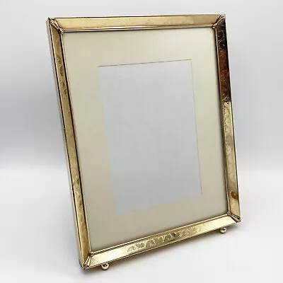 Vintage 40s Regency Gold Tone Scroll Picture Frame - Holds 8 X10  Or 5 X7  Photo • $37.99