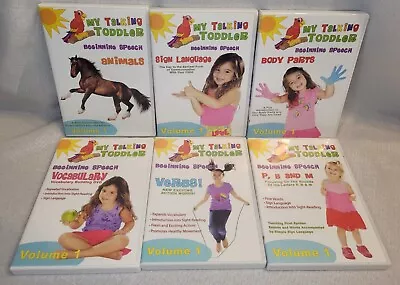 My Talking Toddler Beginning Speech Lot Of 6 DVD Sets Home School-Early Learning • $24.99