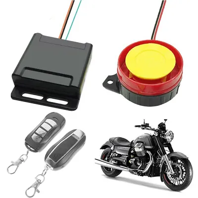 Motorcycle Scooter ATV Security Alarm System Anti-theft Remote Control Start 12V • $15.88