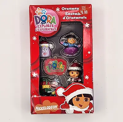 Dora The Explorer Miniature Christmas Tree Ornaments NOS 2007 • $6.95