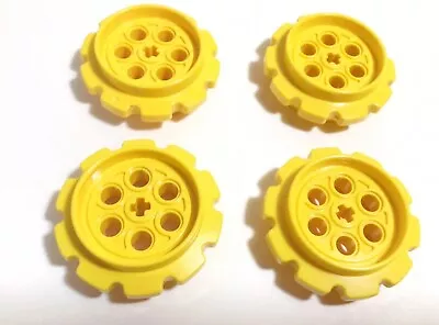 4x NEW LEGO Yellow Technic Large Tread Sprocket Wheel 40.4 (57519) • $27.48