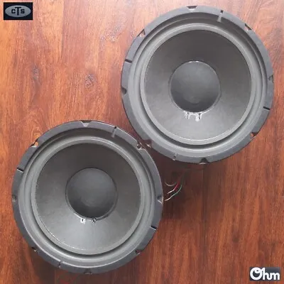 Vintage CTS Alnico 10  Woofers From Ohm Model D Speakers 1972—new Foam Surrounds • $119