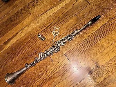 Vintage The Pedler Metal Clarinet W/ Mouthpiece  Instrument Elkhart Indiana • $100