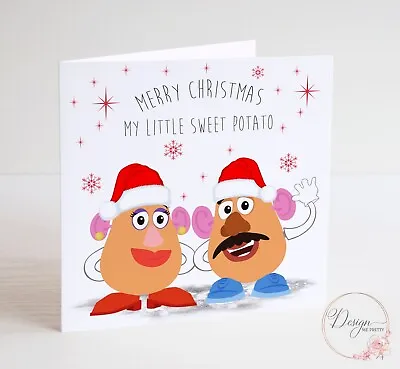 TOY STORY Christmas Card - Mr & Mrs Potato Head - My Little Sweet Potato  • £3.20