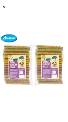 £14.95 • Buy 2 X 100 Pks Goodboy Premium Quality Mixed Munchy Rolls  Dog Treat Chew 05194