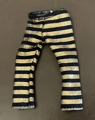 Monster High  Cleo De Nile Picture Day Black Gold Leggings Pants FREE SHIPPING • $12.85