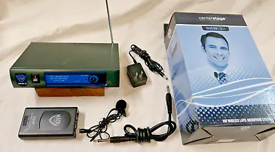 VHF Wireless Lavalier Microphone System-Nady DKW-3 LT Complete And Working • $19