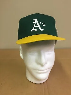 NWT Vintage Oakland A's Athletics Snapback Cap Hat Youth MLB Sportswear #0000 • $19.95