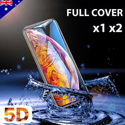 5D For Apple IPhone 11 Pro XS Max XR 8 7 6 Plus Tempered Glass Screen Protector • $4.95