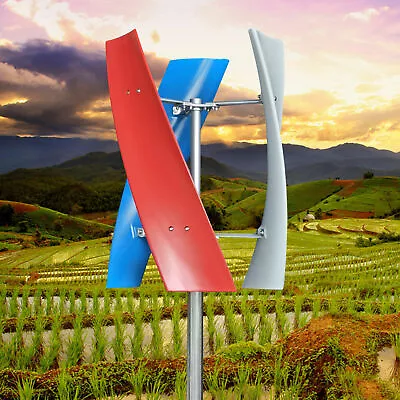 400W Vertical Wind Generator 3 Blades Power Turbine Axis Wind Power W/Controller • $209