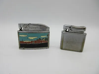 Lot Of Vintage Cigarette Lighters Xenia Ohio Bowling & Kreisler PARTS OR REPAIR • $21.99