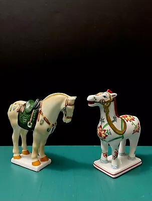 Franklin Mint Kakiemon Tang Dynasty Horse Mare Gelding Animal Mini Art Figurines • £24.12