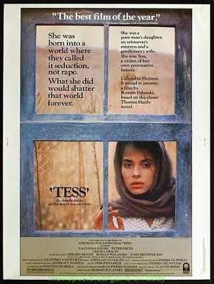 TESS MOVIE POSTER Original 30x40 Inch Billboard SizeN.Mint  NASTASSIA KINSKI • $19.71