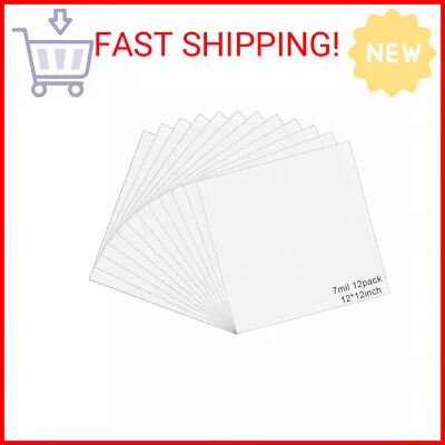 EGOSKY 12Pcs 7mil Blank Stencil Sheets 12 X 12 Inch Mylar Template Stencil Mate • $11.75