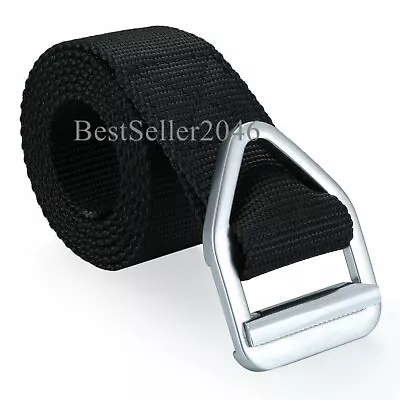 Men Nylon Military Style Casual Outdoor Tactical Webbing Riggers Web Buckle Belt • $10.99