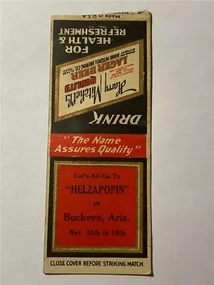 1930's Let's Go To  Helzapopin  In Buckeye AZ Mitchell's Beer BOBTAIL Matchcover • $29.99