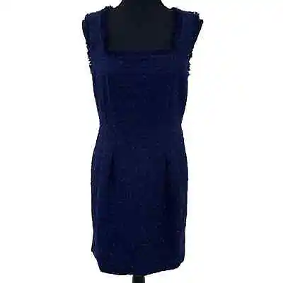 Z Spoke Zac Posen Lord & Taylor Navy Black Shimmering Dress 6 • $40