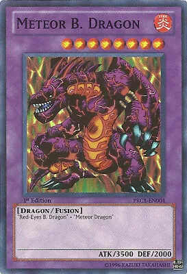 3x Meteor B. Dragon - PRC1-EN004 - Super Rare - 1st Edition Lightly Played Yu-Gi • $3.51