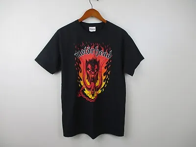 VTG Motorhead Shirt Mens Medium Black Red Short Sleeve Band Rock Merch 2004 Y2K • $15.11