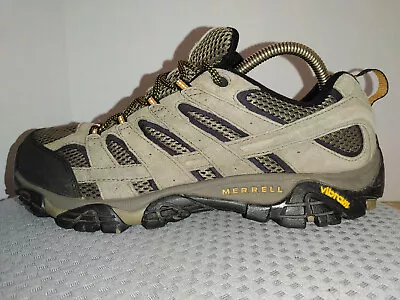 Merrell Moab 2 Vent Hiking Shoe Mens Size 10 Wide Walnut Trail J06011W • $38