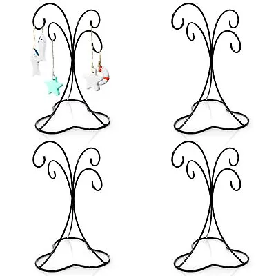 4 Pack Ornament Display Stand 12 Inch Iron Pothook Stand Tabletop Terrarium... • $32.66