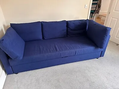 IKEA FRIHETEN 3 Seater Sofa (double) Bed With Storage (pristine) • £230
