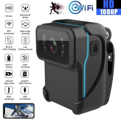 $102.42 • Buy Mini Waterproof Night Vision Camera Wireless Wifi 1080P Security Camcorder DVR