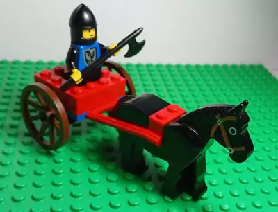 Lego Castle Kingdoms Falcon Knight With Horse And Cart • $17.50