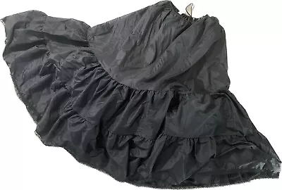 Vintage Sweetheart Slips Black Volume Skirt / Underskirt Sz S-XL  • $49.99
