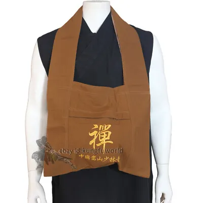 Chinese Buddhist Monk Bags Shaolin Shoulder Bag For Kung Fu Suits Books Robes • $27
