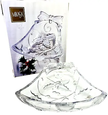 Mikasa Season's Christmas Holly Bell Candy Dish 7  • $10.12