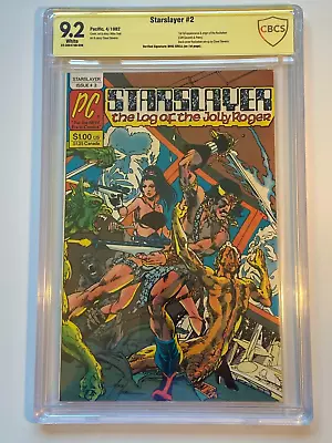 Starslayer #2 CBCS 9.2  Nm-  Signed By Mike Grell  KEY 1st Rocketeer Appearance • $90.99