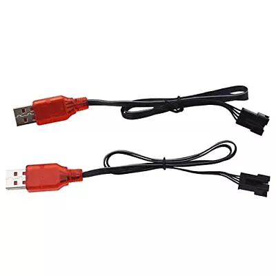 Paquete De 2 Cables Cargadores De Juguete Sm-4p Compatible Con Gel E • $12.17