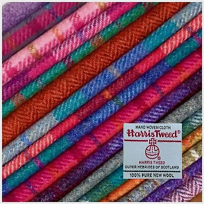 Harris Tweed Fabric Upholstery Grade Multipurpose Tweed Clothing FREE Label • £7.95