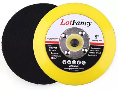 Lotfancy 5 Inch Hook And Loop Backing Pad Pack Of 2 - DA Air Random Orbital  • $12.98