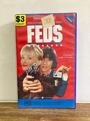 FEDS Movie BETA BETAMAX BETACORD Big Box Former Rental COMEDY • $39.95