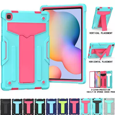 For Samsung Galaxy Tab A A7 S6 Lite S7 FE S8+ Heavy Duty Armor Stand Case Cover • $9.99